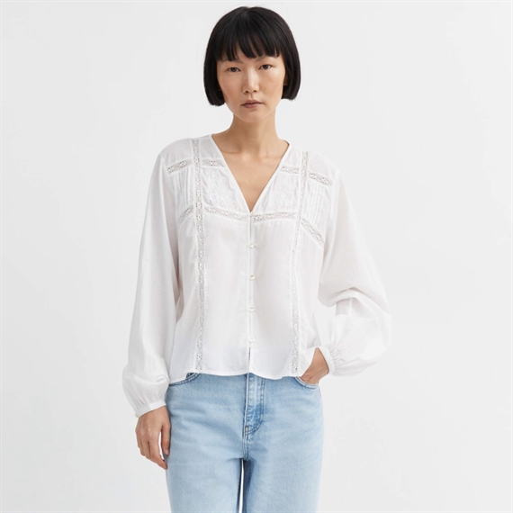 Skall Studio Magnolia Skjorte, Optic White 